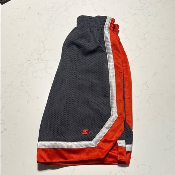 Starter Gray and Red Athletic Shorts.  Boys medium size 8-10. - Picture 6 of 6